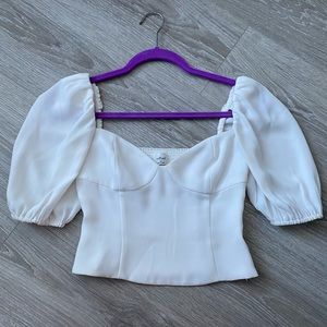 Wilfred novella short sleeve blouse